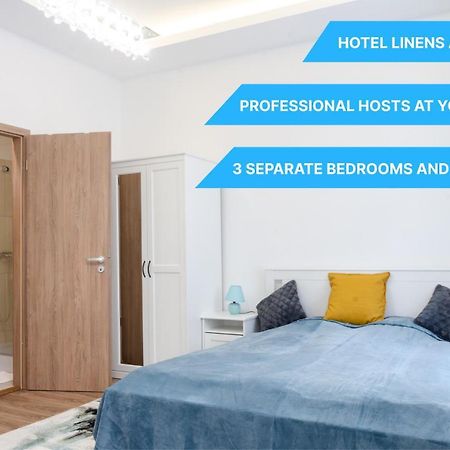 3 En Suit Bedroom Flat In The Main Centre For 6Ppl, 3Bdr,3Bthr,Ac Будапешт Екстер'єр фото